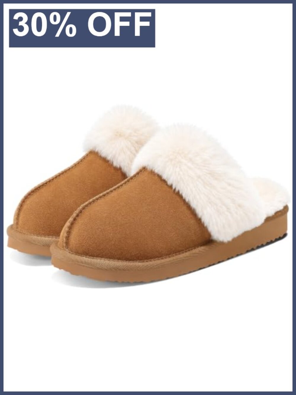 Fuzzy Memory Foam Slippers Women Indoor Outdoor House Shoes
